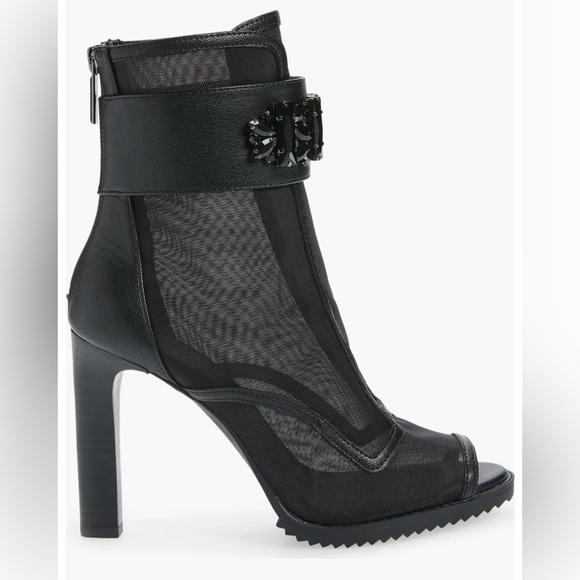 Karl Lagerfeld Shoes - Karl Lagerfeld Paris Blayze Peep Toe Bootie